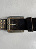 JUST CAVALLI - 2000s DISTRESSED LEATHER BELT