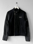 BIKKEMBERGS - 2000s BIKER JACKET WITH CONTRASTING KNIT SLEEVE