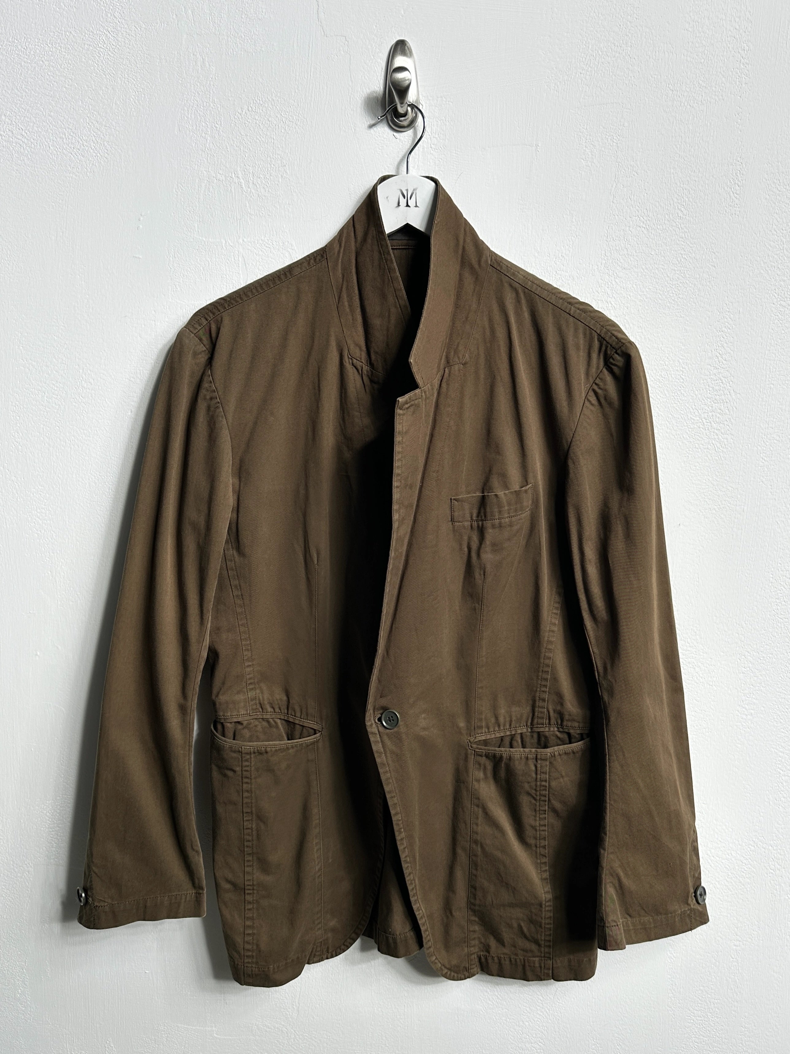 YOHJI YAMAMOTO Y'S - S/S 2007 PANELED COTTON BLAZER
