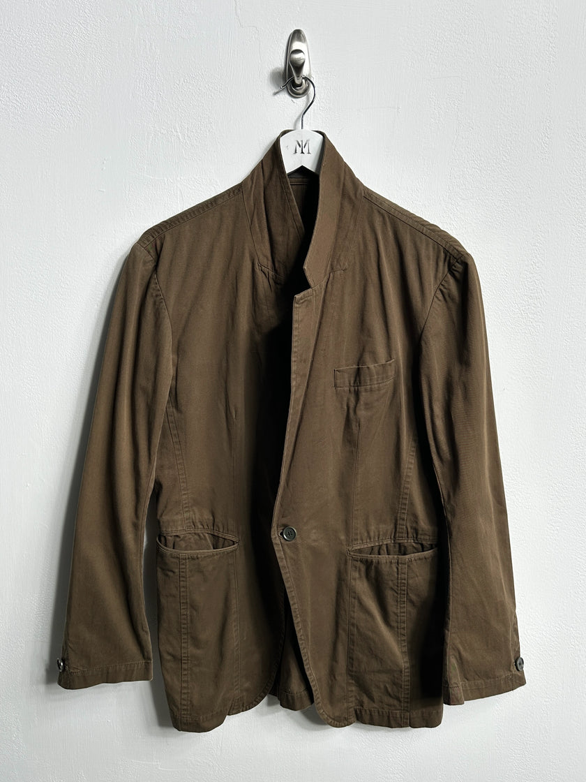 YOHJI YAMAMOTO Y'S - S/S 2007 PANELED COTTON BLAZER