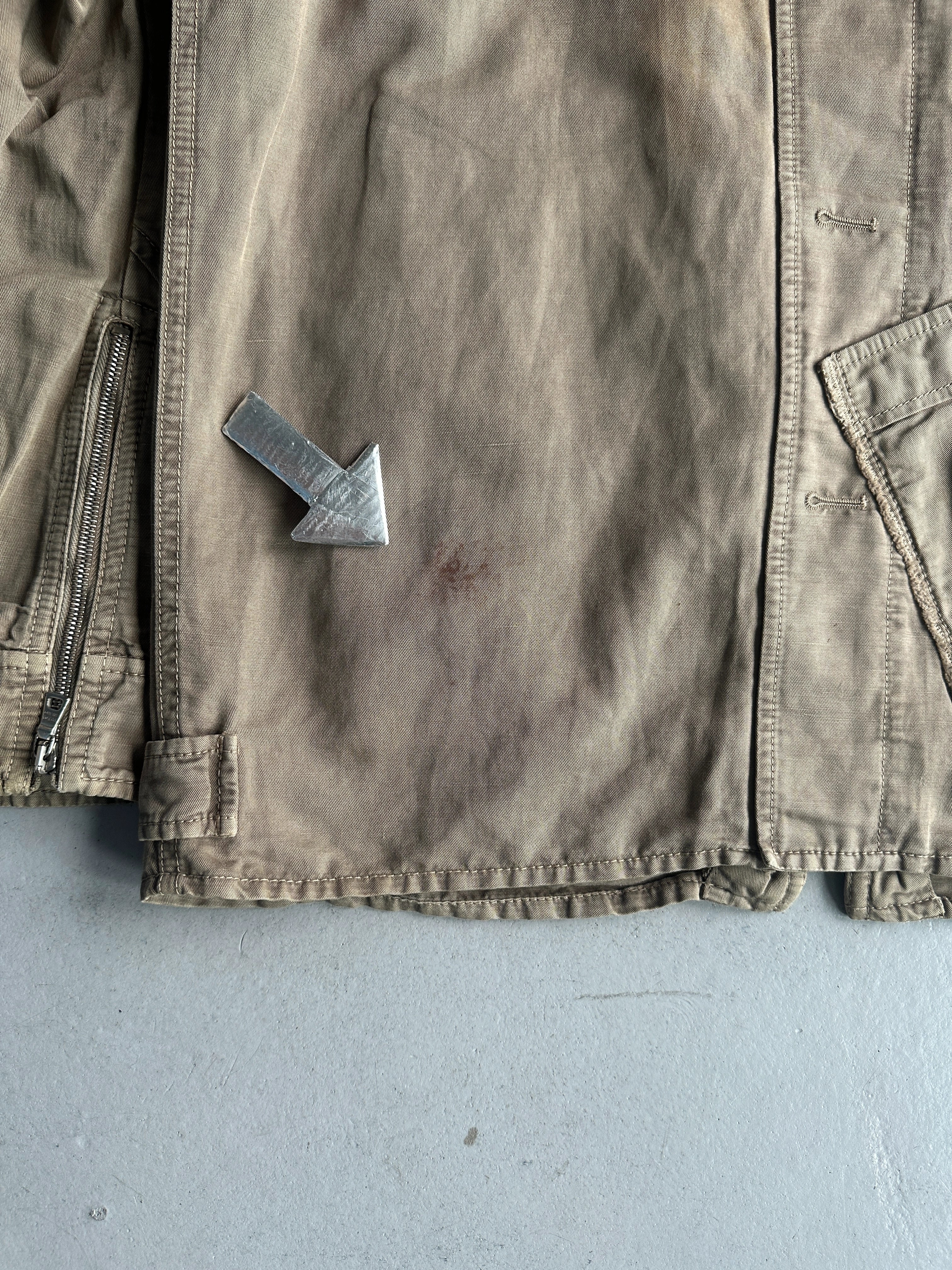PRADA LINEA ROSSA - 2000s DECONSTRUCTED LIGHT JACKET