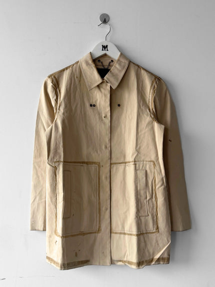 PRADA - 2000s DISTRESSED LOOK WAXED JACKET