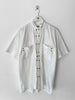 1980s SHORT SLEEVE SHIRT WITH DOUBLE BUTTON FRONT