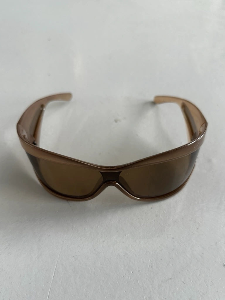GIANFRANCO FERRÉ - 2000s OVERSIZED WRAPAROUND SUNGLASSES