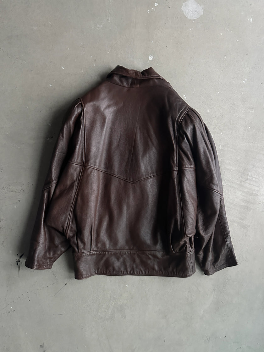 1980s BATWING LEATHER JACKET