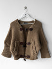 DSQUARED2 - F/W 2010 CHUNKY KNIT BOXY FIT CARDIGAN WITH TOGGLE CLOSURES