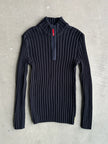 ARMANI JEANS - 1990s CHUNKY KNIT JUMPER