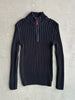 ARMANI JEANS - 1990s CHUNKY KNIT JUMPER