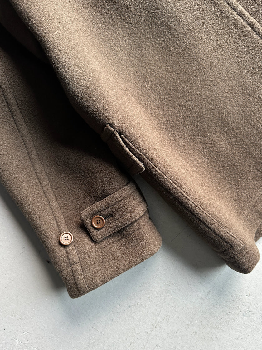 ISSEY MIYAKE MEN - F/W 1983 THREE WAYS COLLAR WOOL PEACOAT