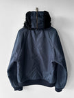 VERSACE - F/W 2003 NYLON BOMBER JACKET WITH OVERSIZED HOOD