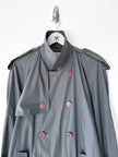 YVES SAINT LAURENT - 1980s LONG TRENCH COAT