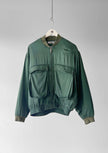 KATHARINE HAMNETT SILKY BOMBER JACKET WITH OVERSIZED POCKETS