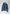EMPORIO ARMANI 1980s DENIM AVIATOR JACKET WITH SHEARLING INTERIOR