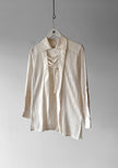 ESCADA - 1980s EMBROIDERED PLEATED BLOUSE