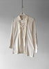 ESCADA - 1980s EMBROIDERED PLEATED BLOUSE