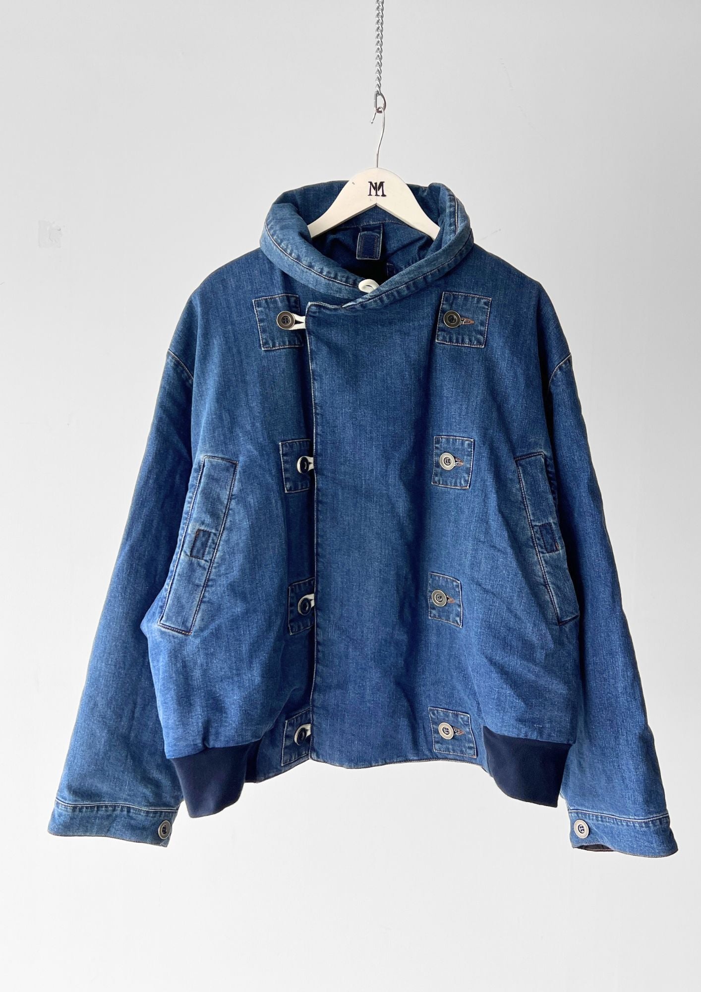KATHARINE HAMNETT F/W 2017 RE-EDITION 1980s DENIM BOMBER JACKET