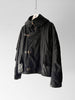 GIANFRANCO FERRÉ – 1990s BLACK HOODED JACKET WITH TOGGLE CLOSURES