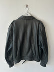 LES MILLÉSIMES DE MARITHÉ & FRANÇOIS GIRBAUD - early 1990s LEATHER BOMBER JACKET