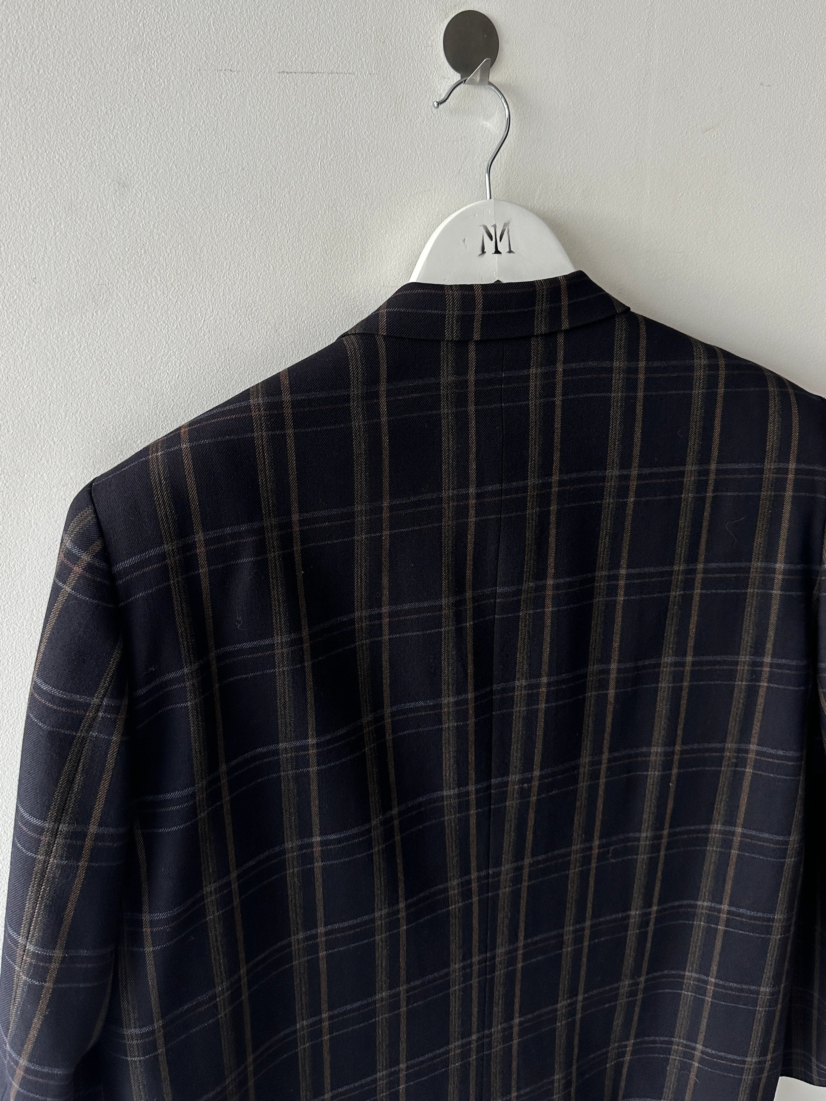 COMME DES GARÇONS HOMME - A/W 1990 OVERSIZED CHECKED BLAZER