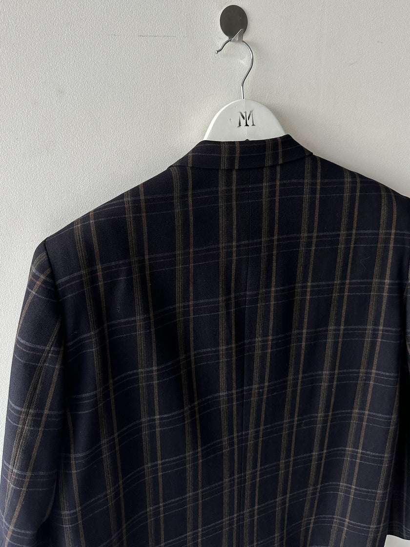 COMME DES GARÇONS HOMME - A/W 1990 OVERSIZED CHECKED BLAZER