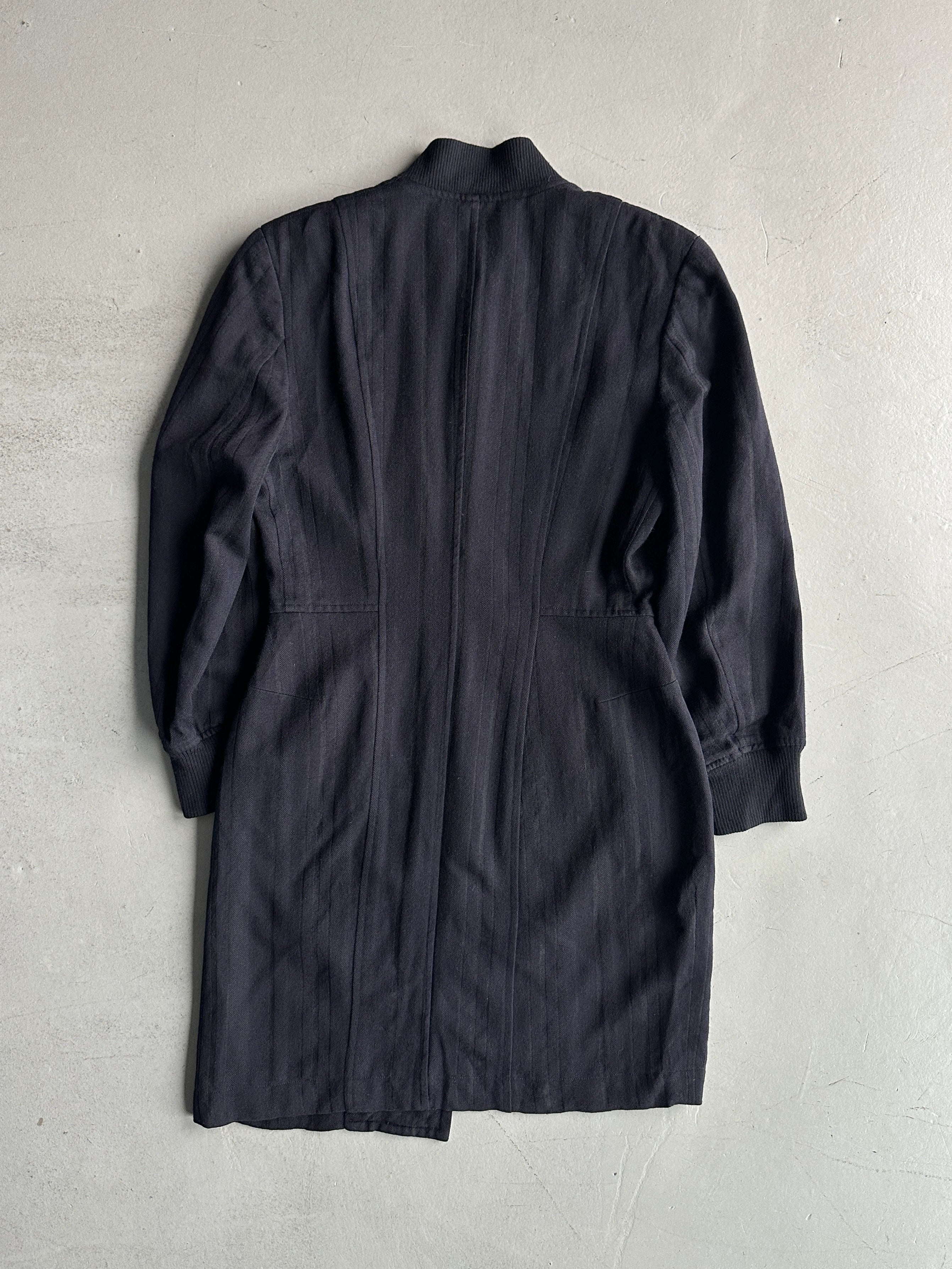 COMME DES GARÇONS - 1990s ASYMMETRICAL FRONT ZIPPED JACKET