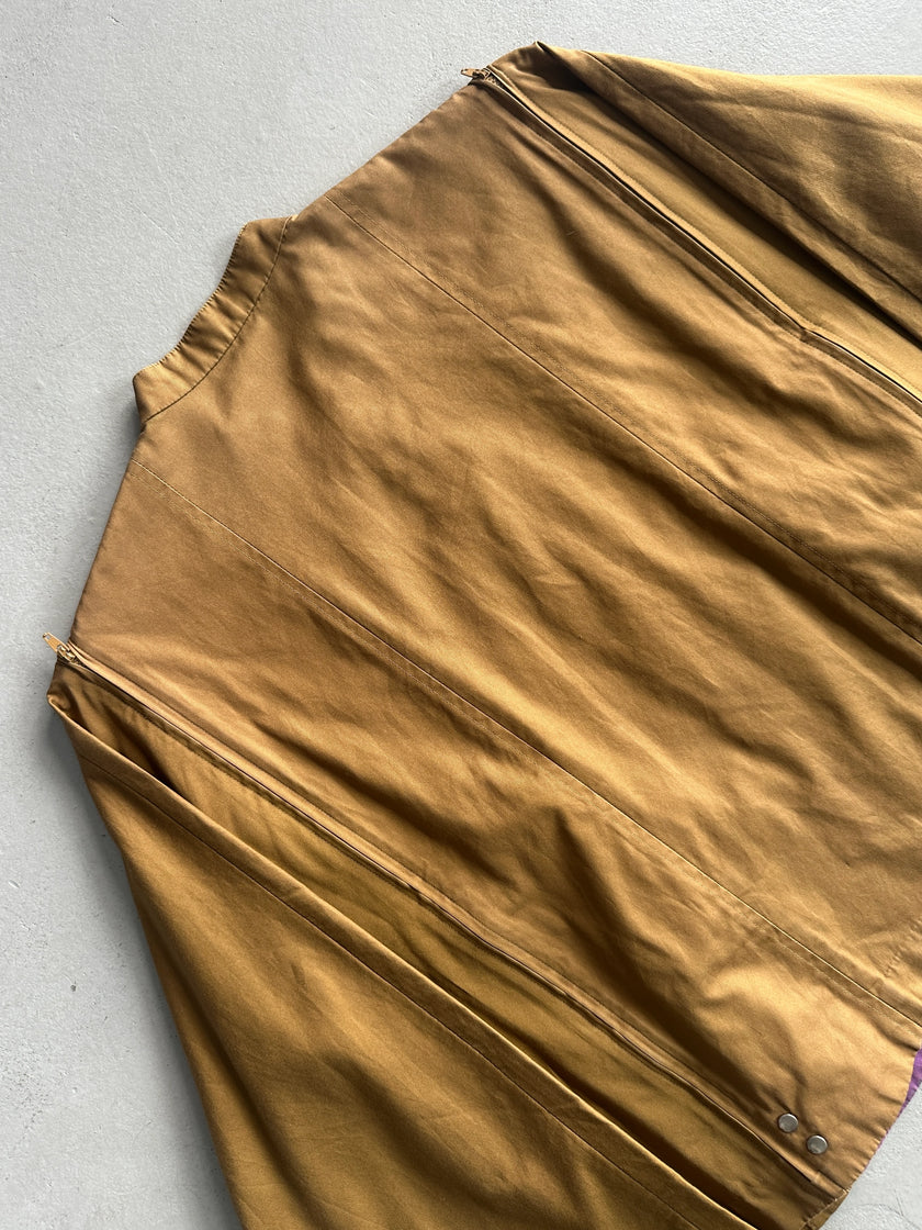 JACQUES ESTEREL - 1970s 2 in 1 ZIPPABLE VEST JACKET