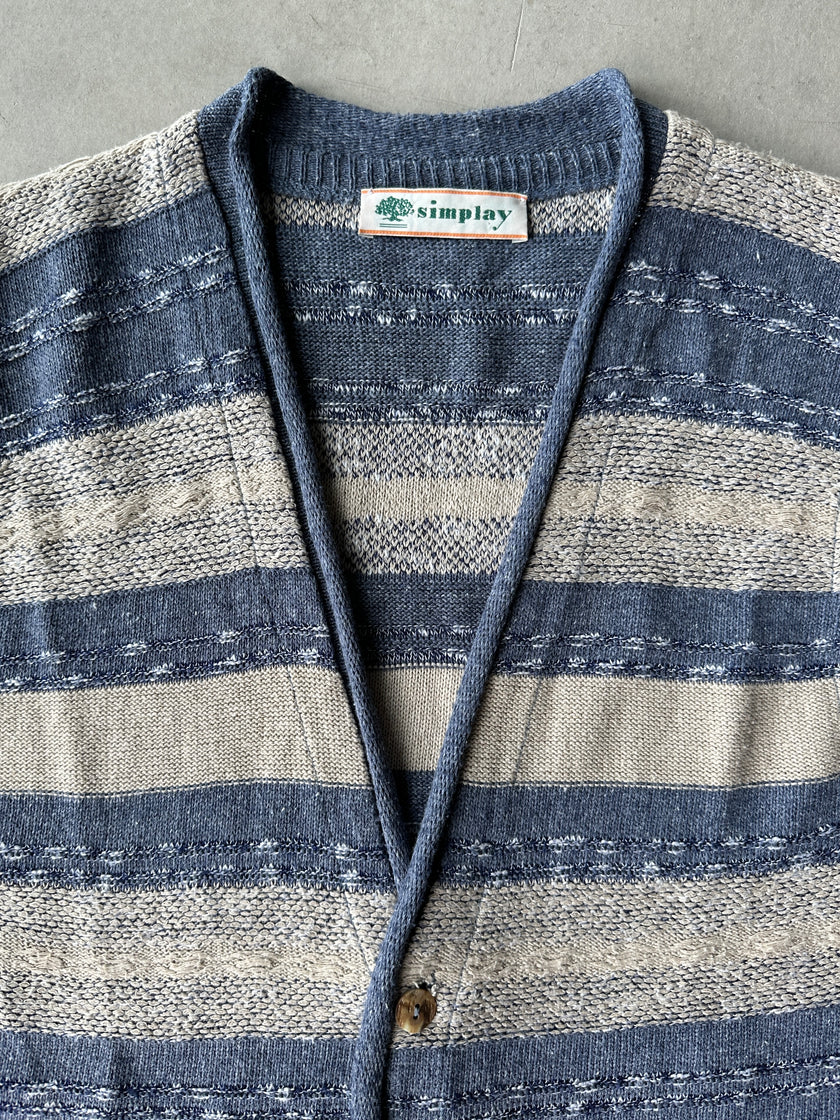 1980s KNIT CARDIGAN VEST