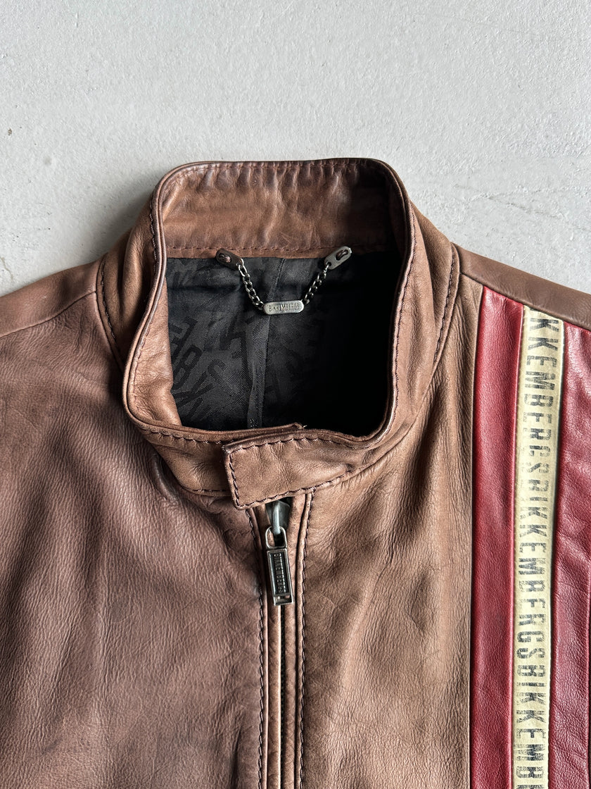 BIKKEMBERGS - 2000s LEATHER BIKER JACKET