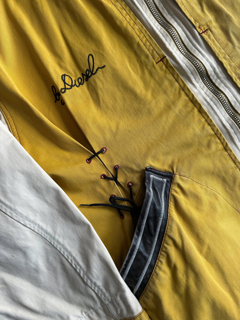 DIESEL - 1980s LIGHT JACKET WITH WAIST LACING DETAIL