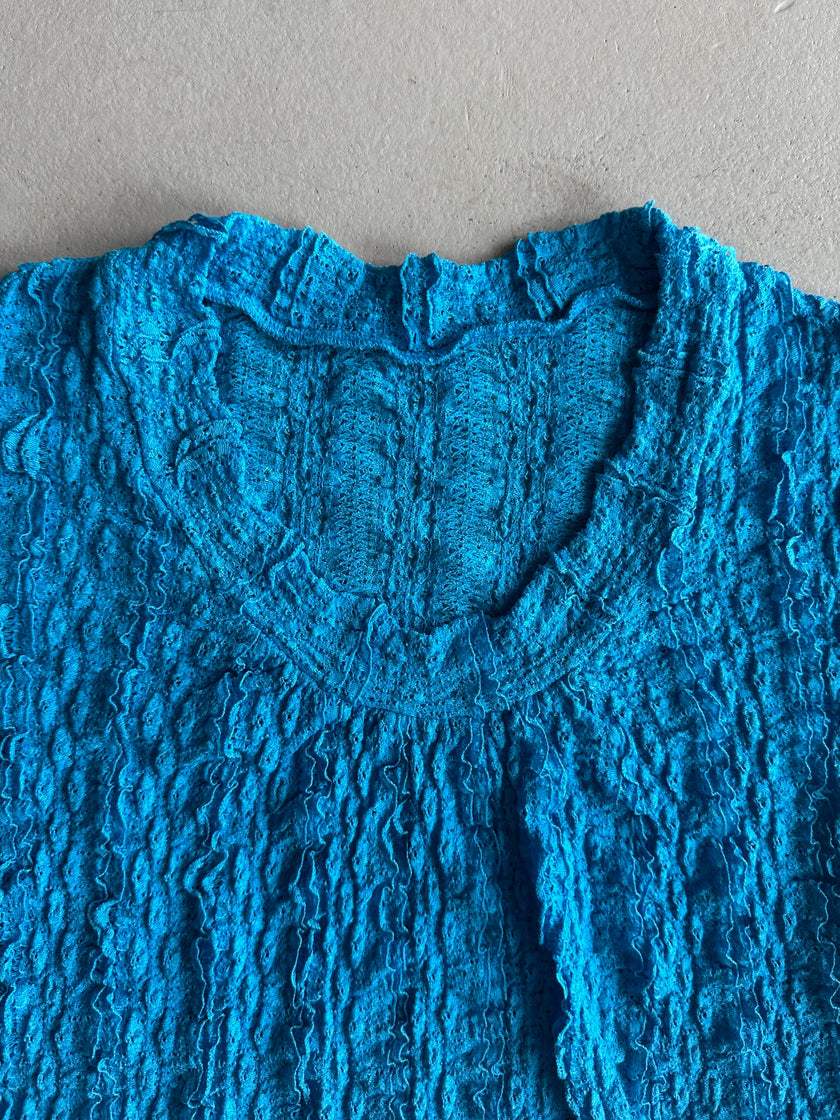 ISSEY MIYAKE HaaT - S/S 2001 LAYERED RUCHED T-SHIRT