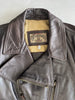 ARMANI JEANS - 1990s LEATHER BOMBER JACKET