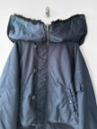 VERSACE - F/W 2003 NYLON BOMBER JACKET WITH OVERSIZED HOOD