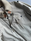 DANIELE ALESSANDRINI - 1990s BOMBER JACKET WITH RIBBED KNIT COLLAR