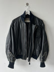 KANSAI YAMAMOTO - 1990s LEATHER BOMBER JACKET