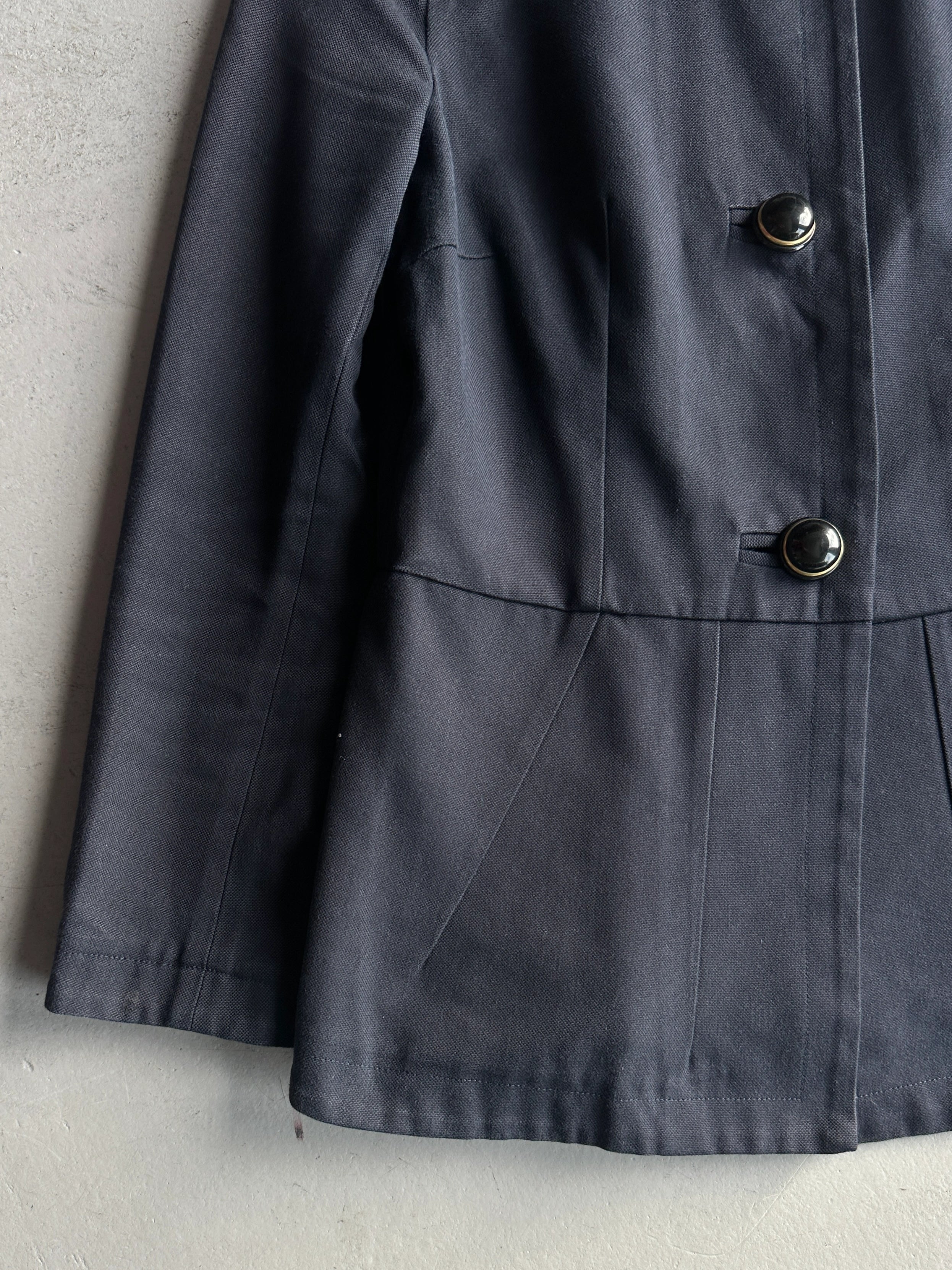 MARNI - 1990s COLLARLESS JACKET WITH PEPLUM HEM