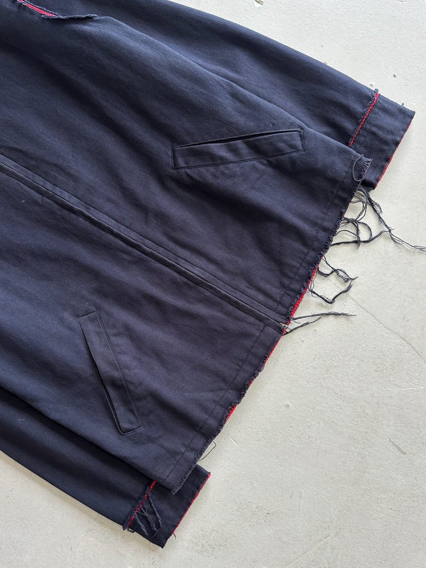 COMME DES GARÇONS - S/S 2003 MESH DETAIL ZIPPED JACKET