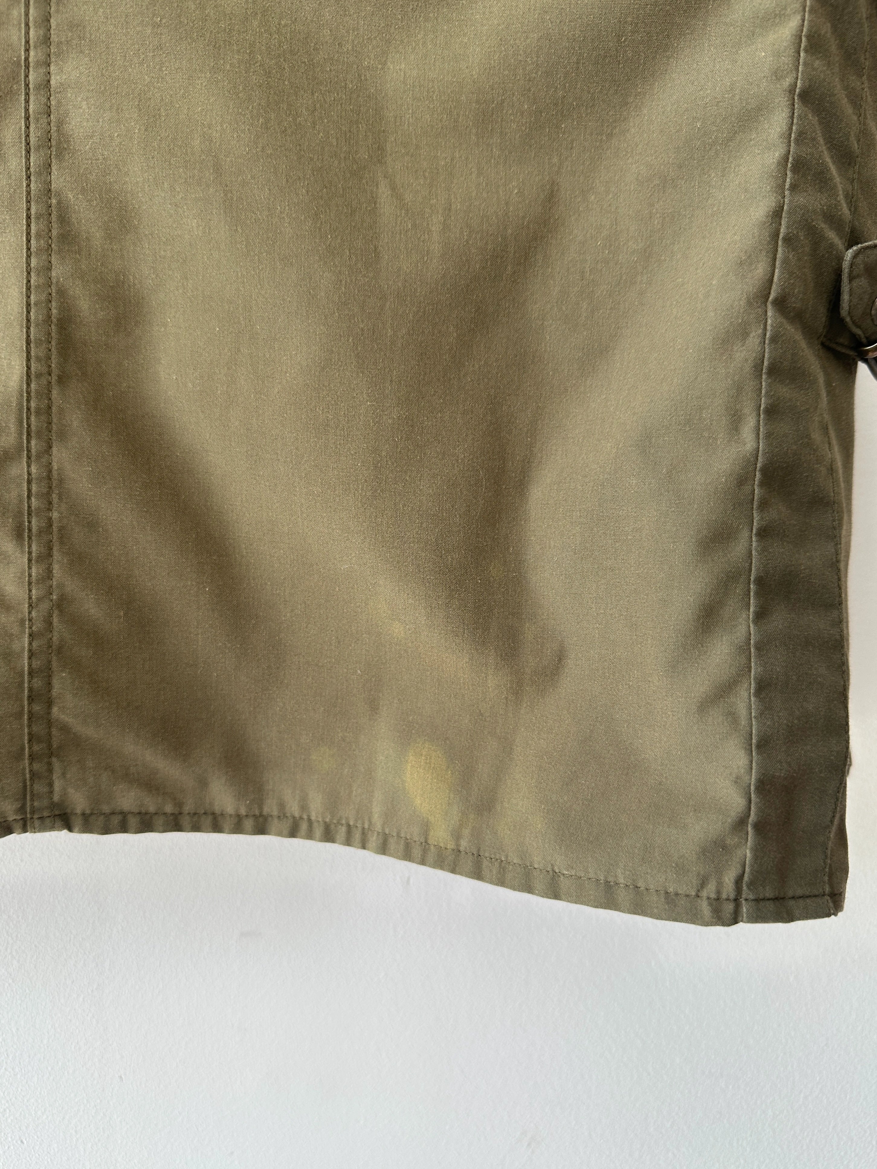 DANIELE ALESSANDRINI - early 2000s VEST SHIRT WITH SIDE BUCKLE STRAPS