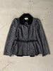 KENZO - 1990s BLAZER WITH QUILTED COLLAR