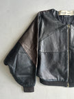 SIMONE SAUVAGE - 2000s BOXY FIT LEATHER JACKET