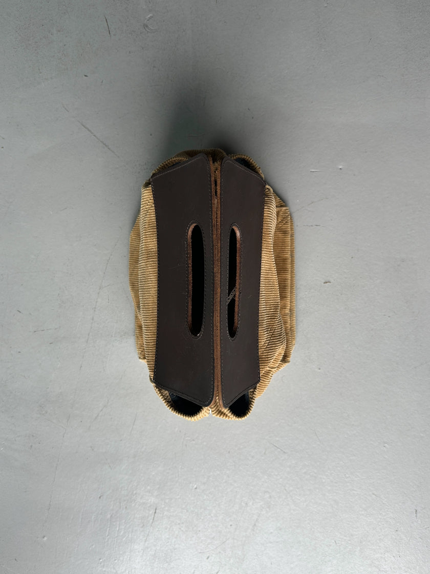 DIESEL SPARE PARTS - 2000s CORDUROY BOX BAG