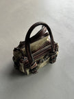 C'N'C COSTUME NATIONAL - S/S 2006 TRIPLE COMPARTMENT STRUCTURED MINI BAG