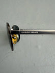 GIORGIO ARMANI -  1990s OVAL SUNGLASSES WITH METAL FRAME