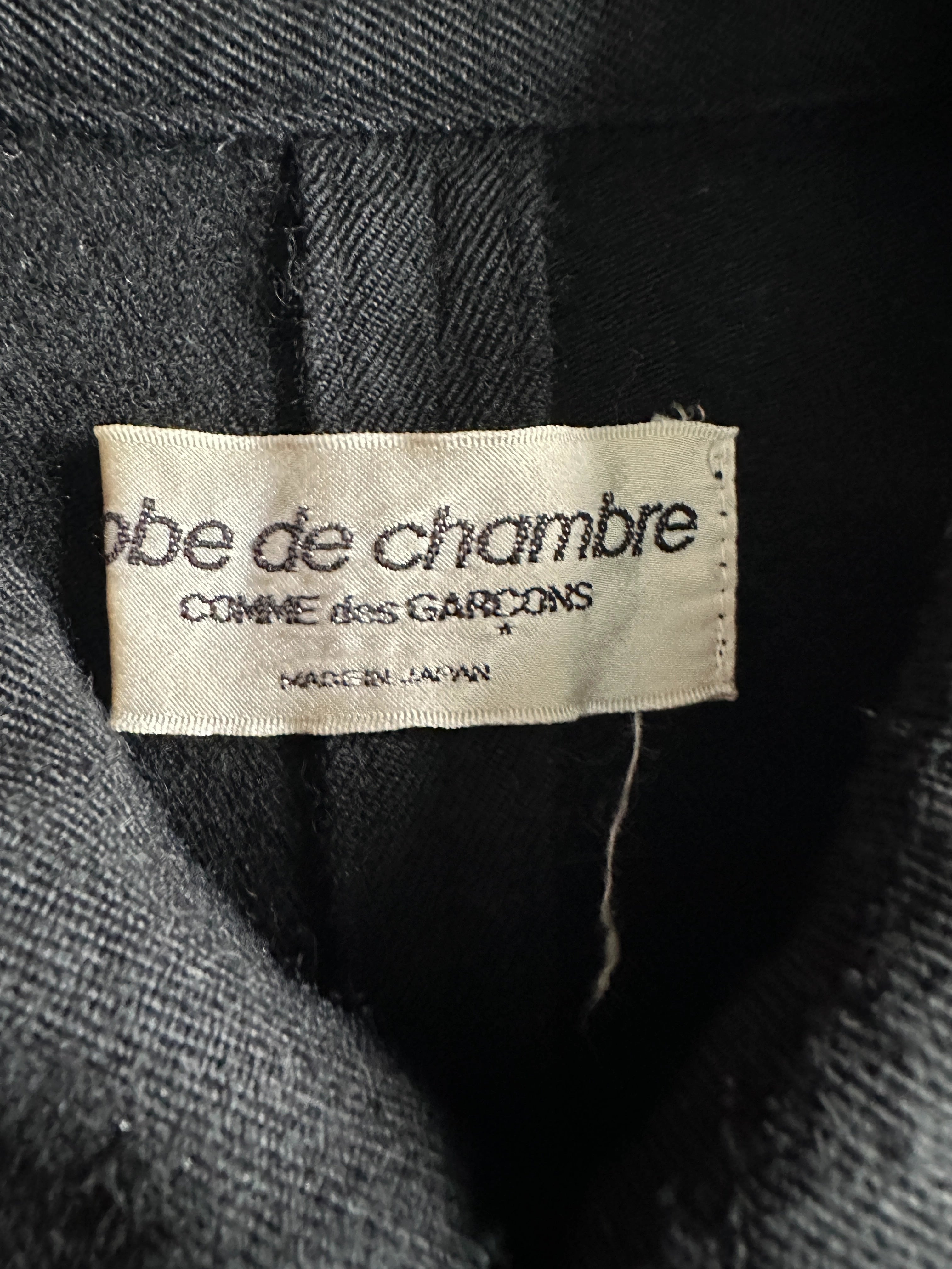 COMME DES GARÇONS ROBE DE CHAMBRE - F/W 1999 COLLARED WOOL JACKET