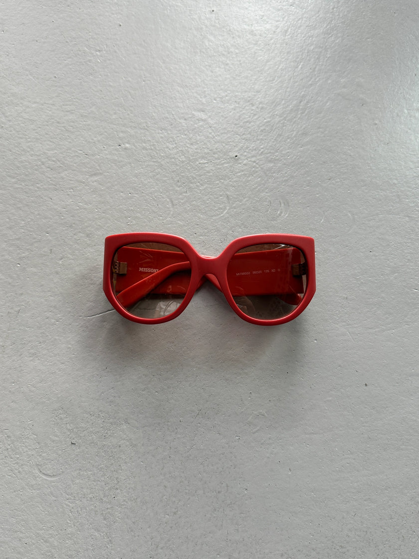 MISSONI - 2000s BOLD GRAPHIC OVERSIZED SUNGLASSES
