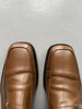 GUCCI - 1990s SQUARE TOE LEATHER LOAFERS