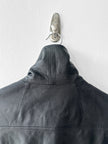 GIANFRANCO FERRÉ - early 2000s SOFT LEATHER CROP FIT JACKET WITH FUNNEL NECK
