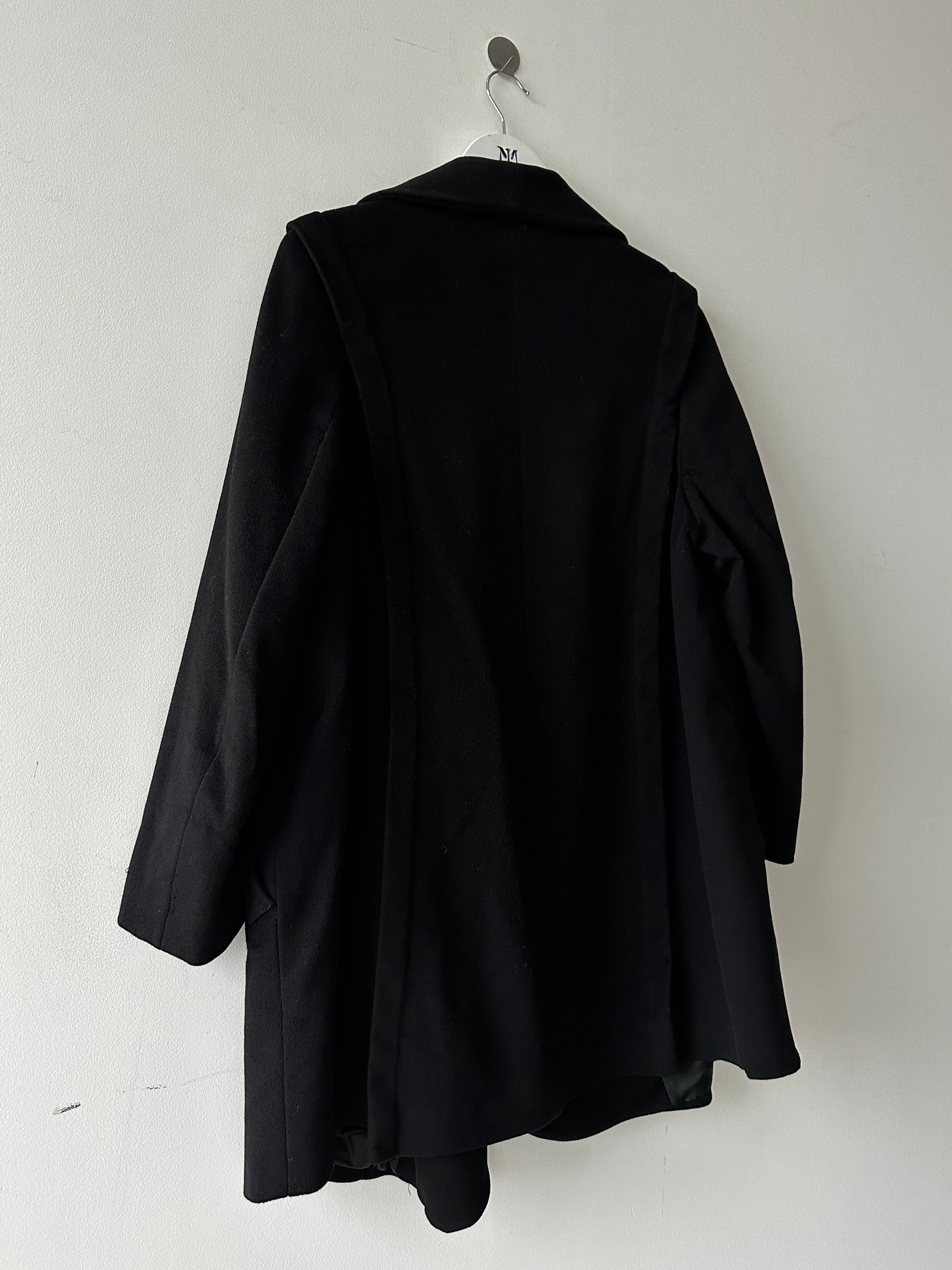 GIANFRANCO FERRÉ - 1990s OPEN FRONT WOOL COAT