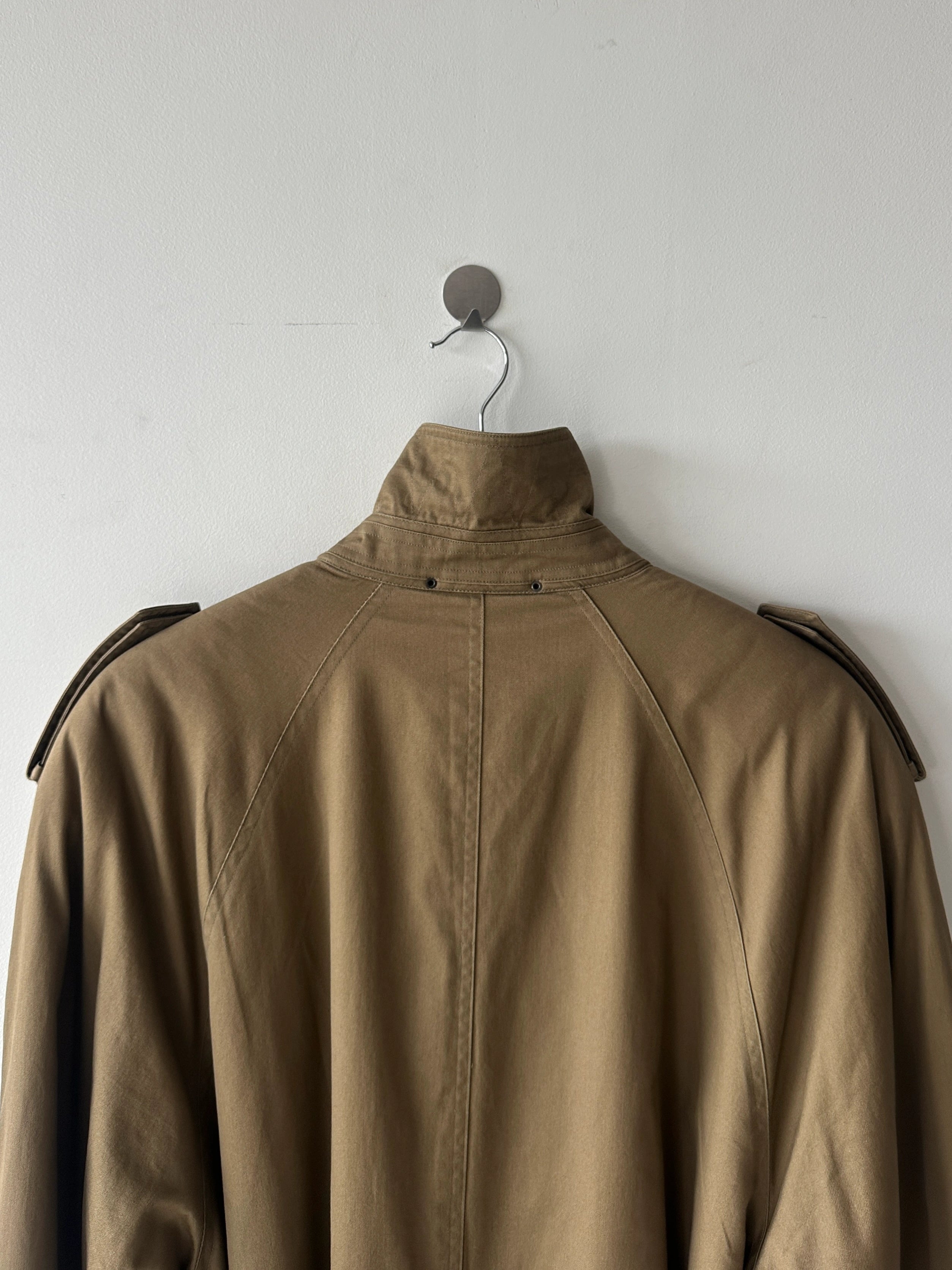 ITALIAN LABEL 1990s BELTED TRENCH COAT