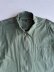 ANTONIO MIRO - 2000s ZIPPED HALF SLEEVE SHIRT
