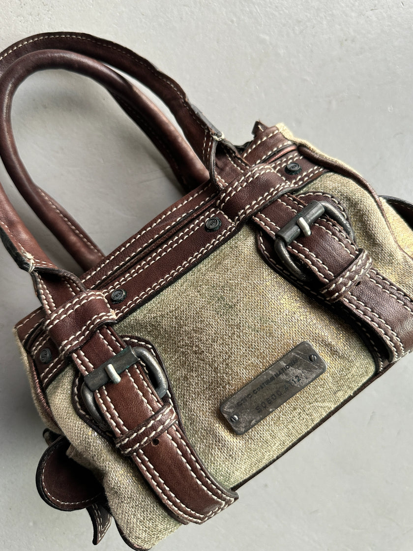 C'N'C COSTUME NATIONAL - S/S 2006 TRIPLE COMPARTMENT STRUCTURED MINI BAG